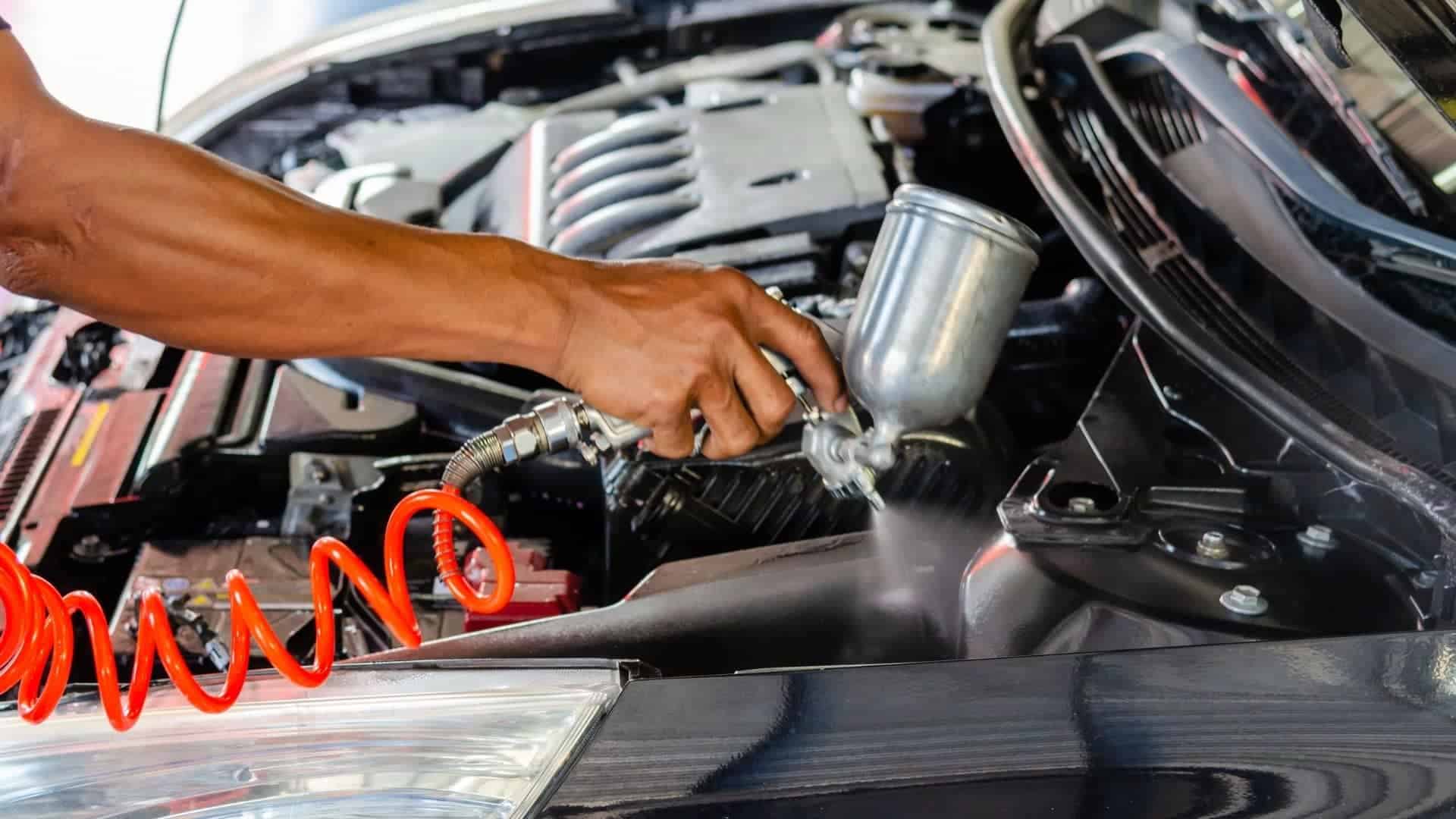 How To Paint Engine Bay Without Removing Engine