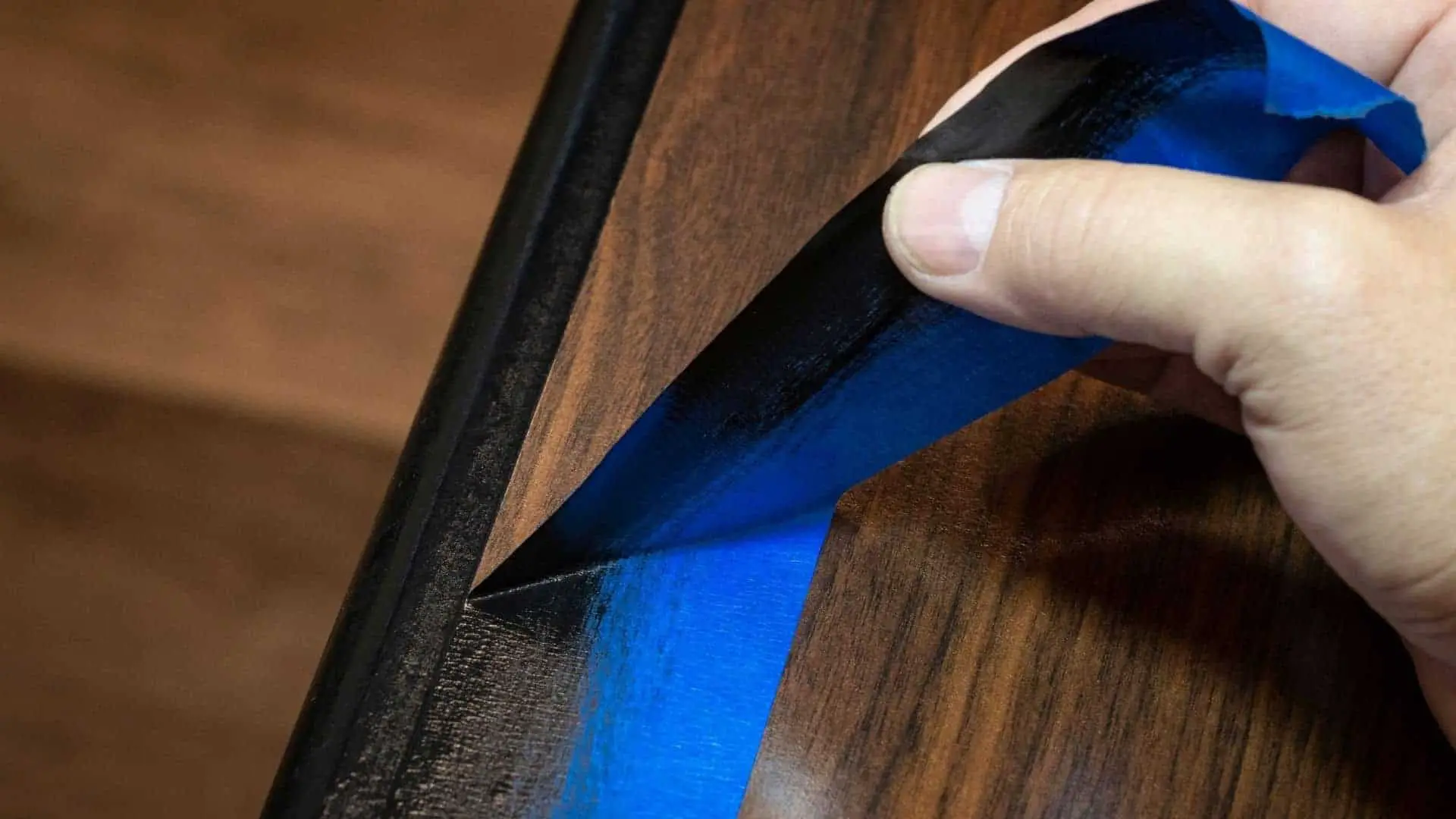 How To Remove Paint That Leaked Under Tape