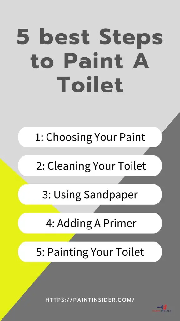 How To Paint A Toilet