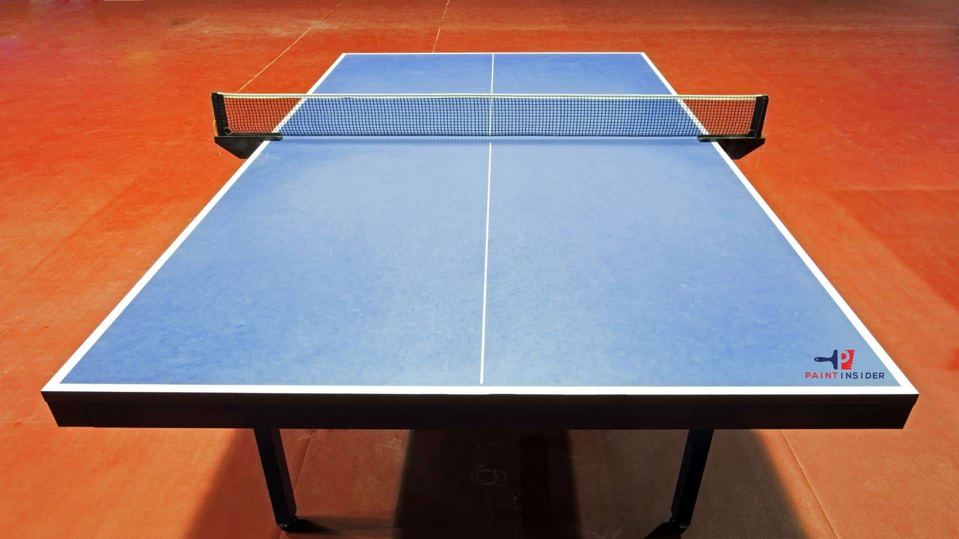 How To Paint A Ping Pong Table