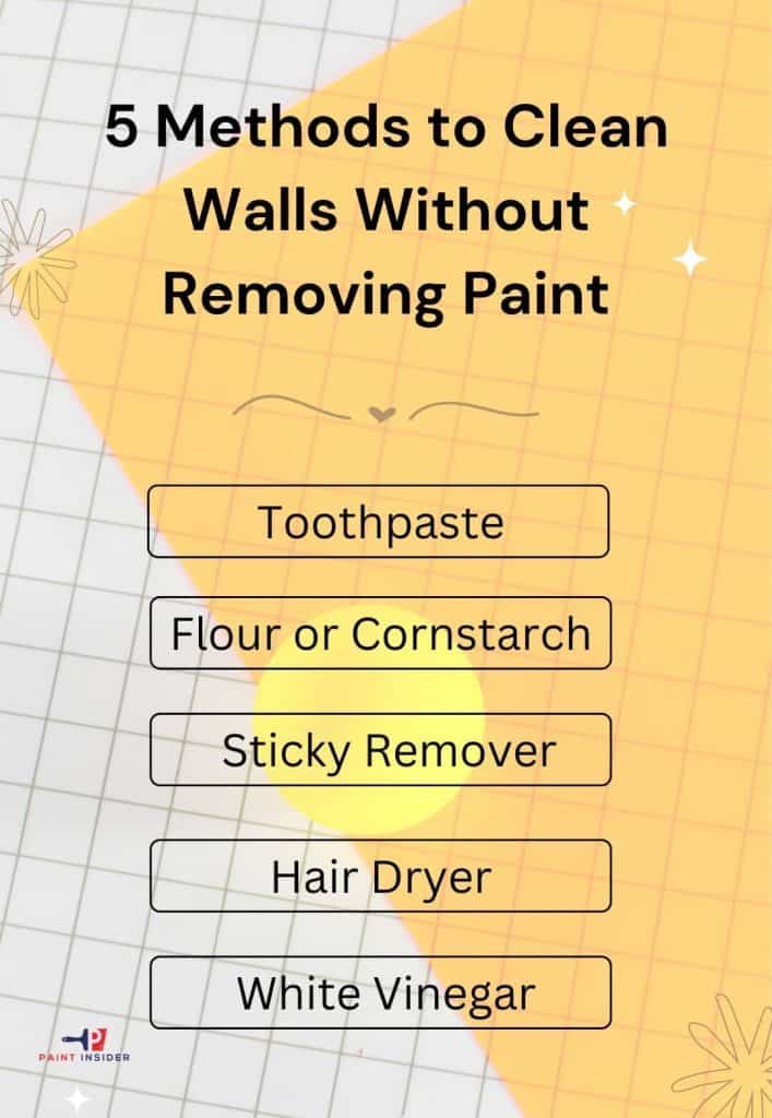 How to Clean Walls Without Removing Paint