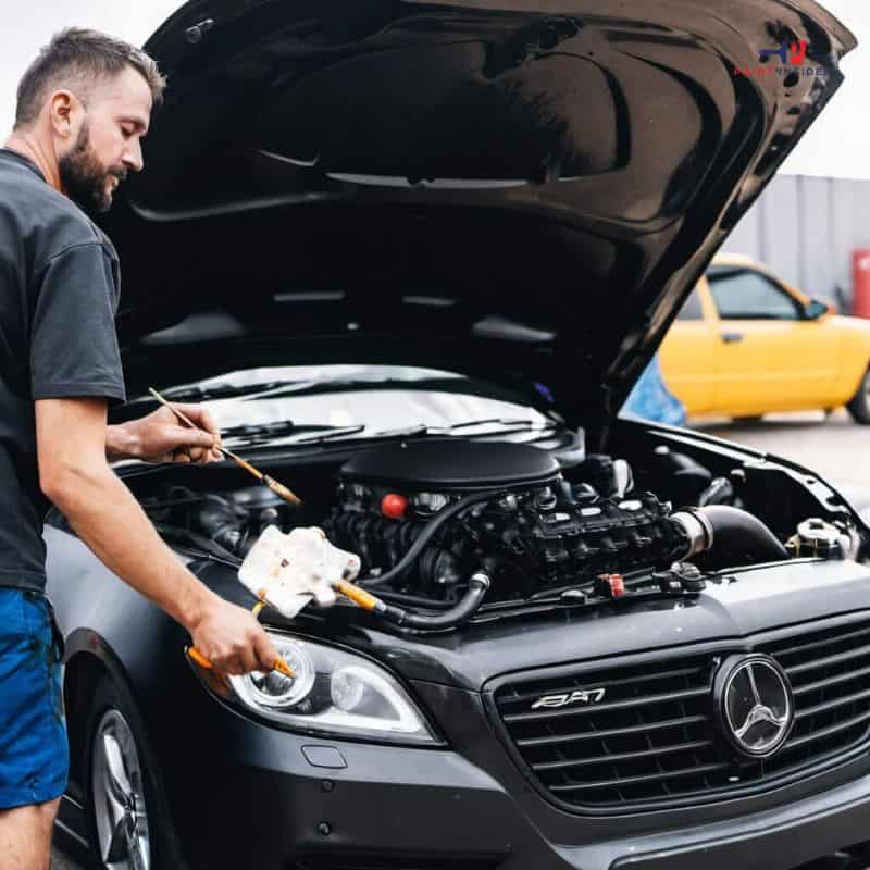 How To Paint Engine Bay Without Removing Engine 2